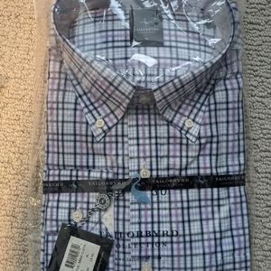 Men's Tailorbyrd Long Sleeve Button Down Shirt XL